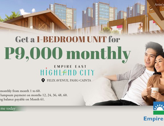 1-bedroom Condo For Sale in Cainta Rizal