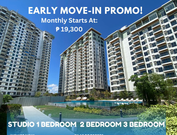 30 sqm Studio Condo to 119 sqm 3 bedroom units