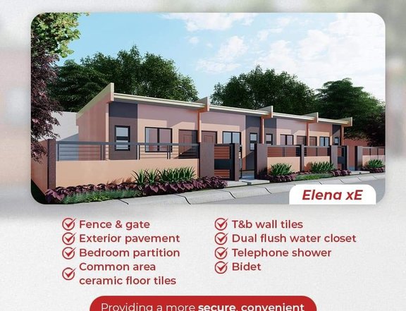 FULLY FINISHED ELENA ROWHOUSE FOR SALE IN BH ORMOC