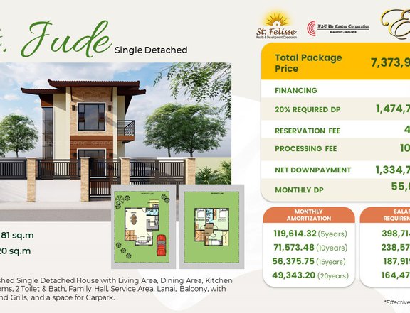 3-bedroom Single Detached House For Sale in Bacoor Cavite St. Jude near SM molino