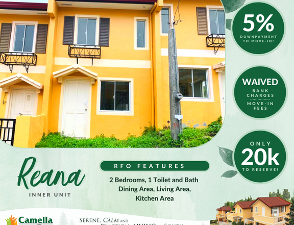 2 BEDROOM UNIT TOWNHOUSE IN CAVITE