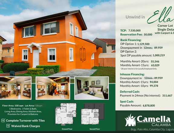 Camella Calamba House and Lot