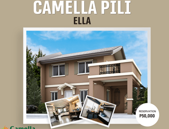 5 Bedroom Single Firewall Camella Pili (Ella)