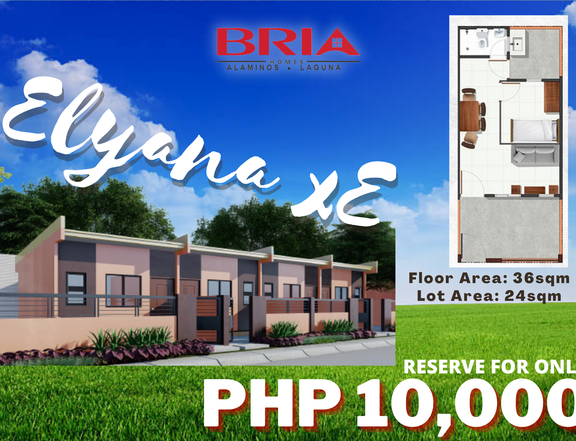 1-Bedroom Rowhouse Complete Turnover in Alaminos, Laguna