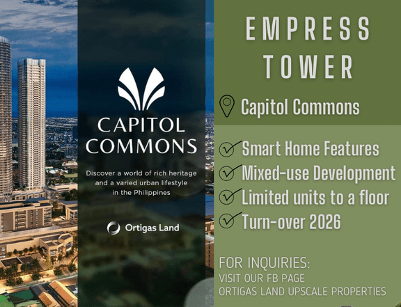 Pre-Selling Condo at Capitol Commons 2BR EMPRESS TOWER