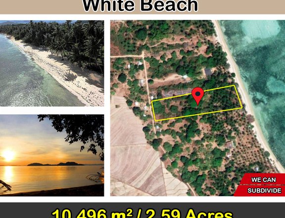 10,496 m2 / 2.59 Acres Exclusive Sunrise White Titled Beach in El Nido