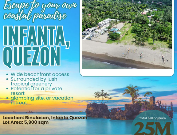 BEACHFRONT LOT FOR SALE