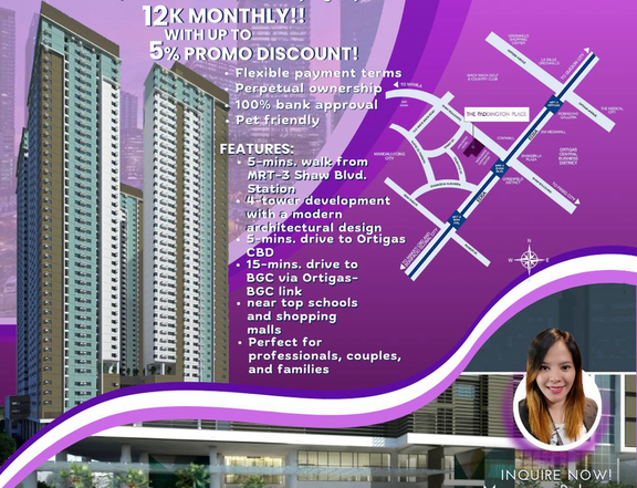 Condo for sale in Mandaluyong near MRT3 and Shopping malls