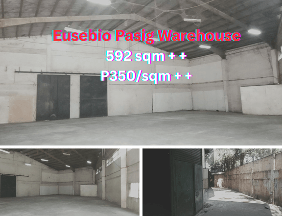 Pasig Eusebio Warehouse ONE For Lease