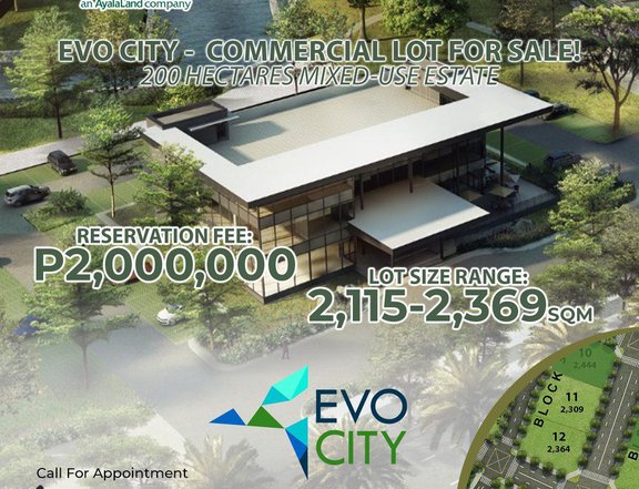 Commercial lot for sale in Kawit Cavite - Evo City by Ayala Land Inc.