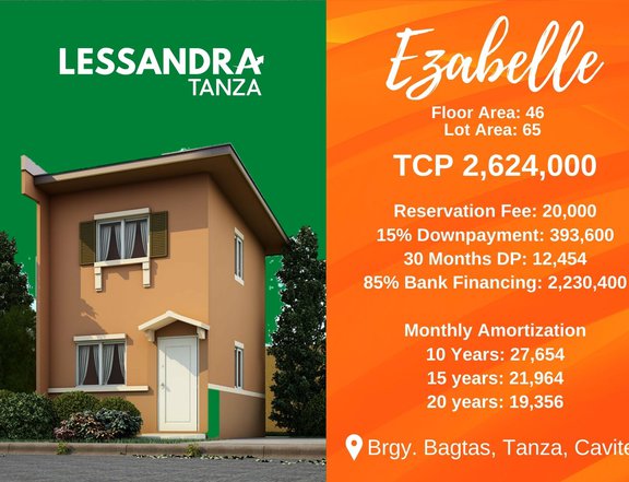 House and Lot in Tanza Ezabelle 65sqm
