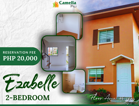 2-bedroom Duplex House and Lot For Sale in Camella Pili