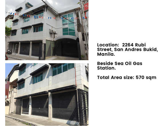 Low Rise Commercial Building in San Andres Bukid Manila