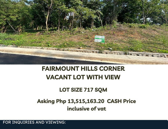 FAIRMOUNT HILLS  VACANT LOT WITH VIEW