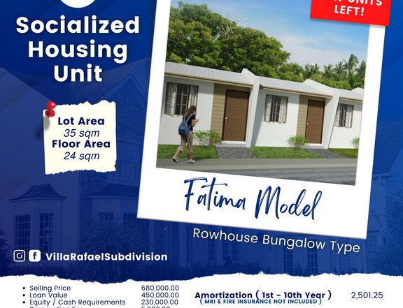 Rowhouse Bungalow House and Lot in Aklan