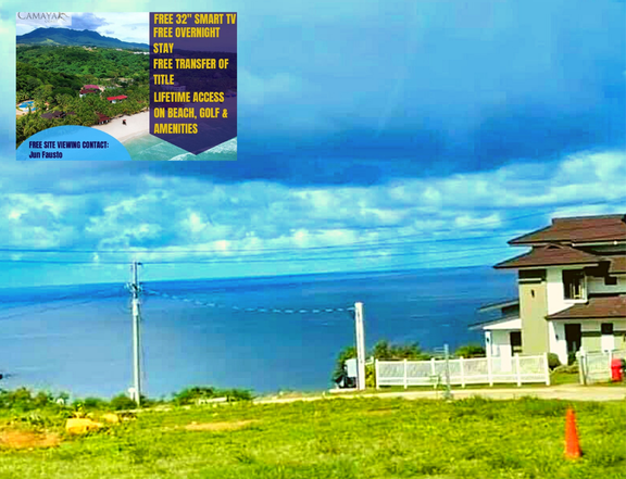 For Sale: 180 sqm lot @ Camaya Coast, Bagac, Bataan (Beach Front View)
