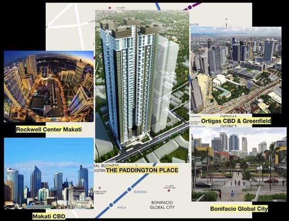 The Paddington 19K Mo Studio Condo For Sale in Ortigas Mandaluyong