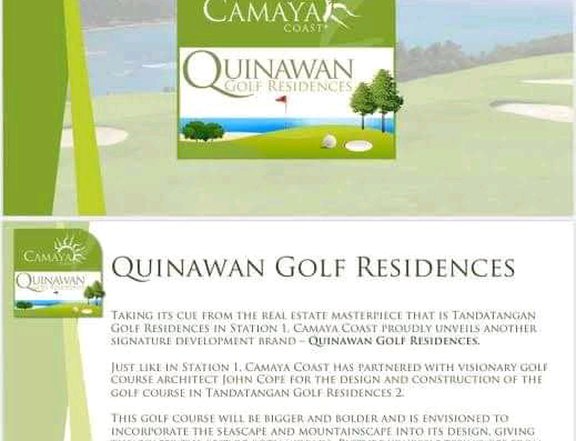 Quinawan golf residences beachlot properties