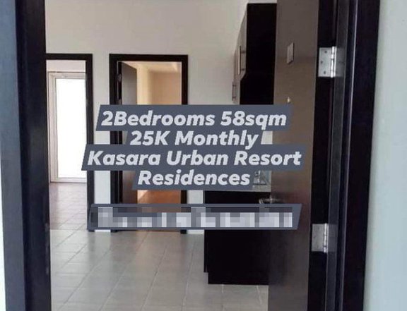 25K Monthly 58.68 sqm 2-bedroom Condo For Sale in Pasig Metro Manila