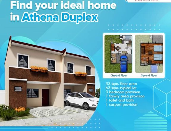 3-bedroom Duplex / Twin House For Sale in Calauan Laguna