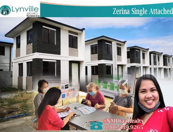 Zerina Single attached at lynville malvar 2 residences sonera sonera