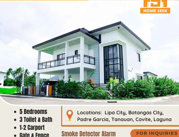 5Bedrooms in Lipa, Tanauan, Padregarcia, Cavite, Laguna