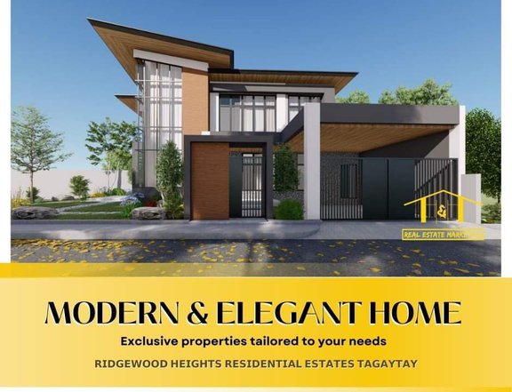 Modern House & Lot for Sale in RidgeWood Heights Residential Estates