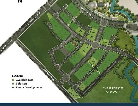Commercial lots in Evo City