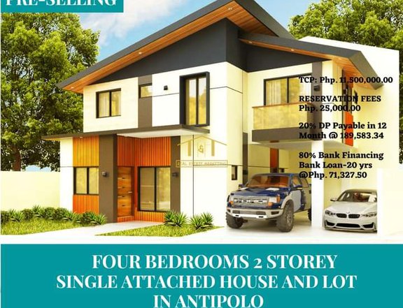 PRE-SELLING SINGLE ATTACHED FOR SALE IN ANTIPOLO CITY