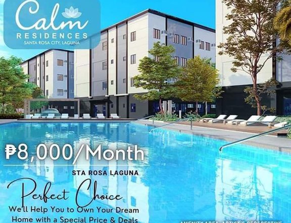 1-Bedroom Condo Unit For Sale in Sta. Rosa, Laguna