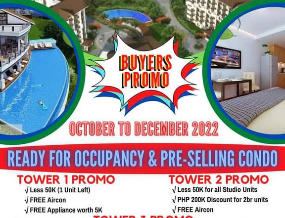 54.72 sqm 2-bedroom Condo For Sale in Talisay Cebu