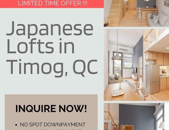 Japanese Loft type condominium near GMA QC