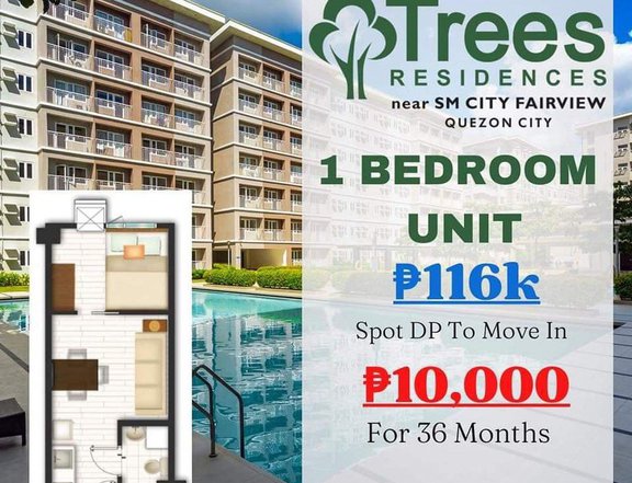 2 BR unit at  15k monthly Ready for occupancy condo in Quezon  city