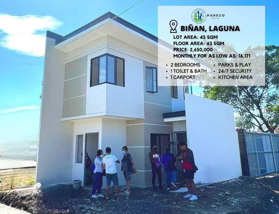 Affordable 2-Bedroom Single Attached House For Sale in Binan, Laguna