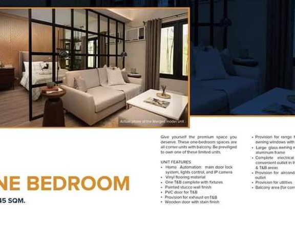 Rent to own 35.21 sqm 1-bedroom Condo unit near IT Park