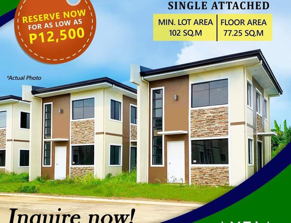 Studio like single attached house for sale in Santo Tomas Batangas