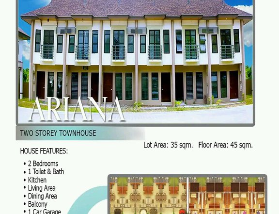 Furnished 2-bedroom Townhouse For Sale in Naga Cebu