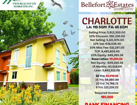 RFO 3-bedroom Single Attached House For Sale in Bacoor Cavite