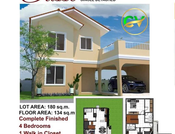 2 Storey Single Detached 4 bedroom house in Binan Laguna