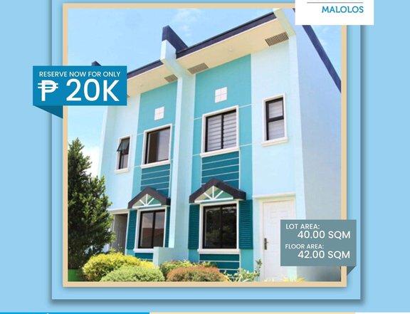 2-bedroom Townhouse For Sale in Malolos Bulacan