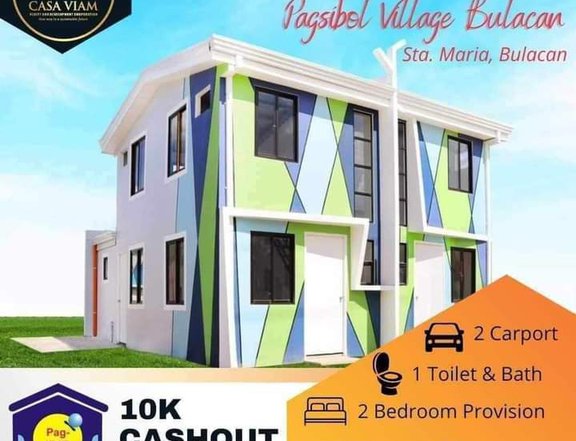2-bedroom Duplex / Twin House For Sale in Santa Maria Bulacan