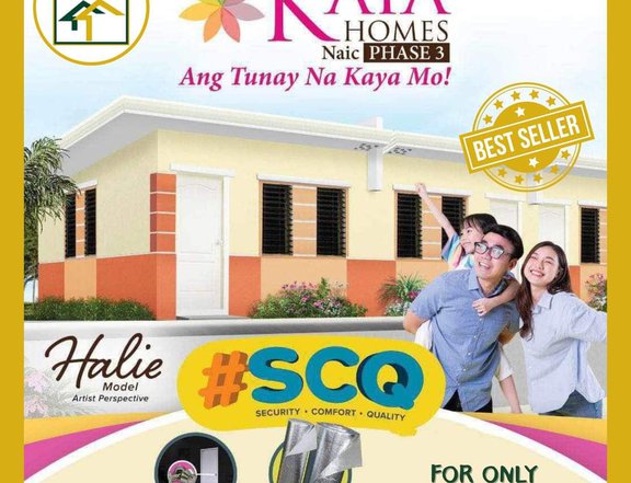 Pre-selling 1-bedroom Rowhouse For Sale thru Pag-IBIG in Naic Cavite