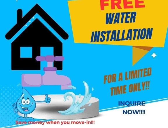 2-bedroom House Free H2O installation and Solar Panel Reservation 10K