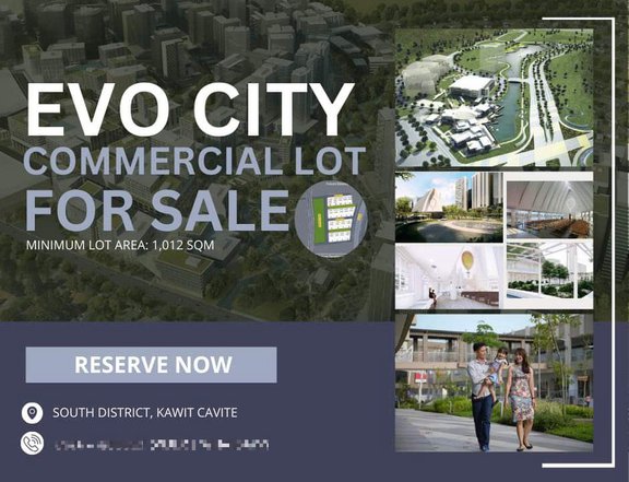 Evo City Prime Commercial Lot For Sale in Kawit Cavite