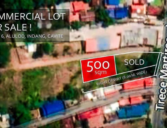 500 sqm Commercial Lot For Sale in Indang Cavite