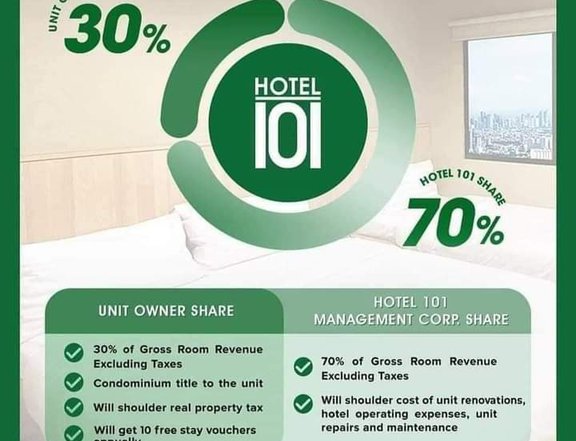 Hotel 101iwn by double  dragon  for investment  condotel