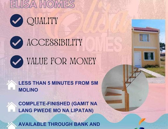 Elisa Homes DAHLIA MODEL 2 Bedroom Bacoor, Cavite