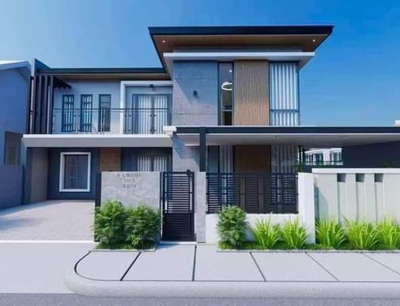 Modern design single Attached house and lot in exclusive subdivision