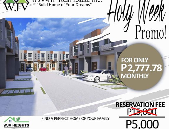 2- Storey Townhouse Provision For 3 Bedrooms 1 Toilet and Bath