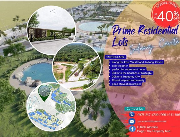 Prime Residential Lots in Indang Cavite along Eat West Road